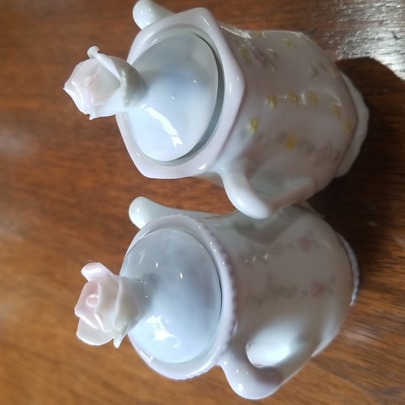 Enesco Precious Moments Porcelain Teapot Spice Jars 1995 - Picture 9 of 11